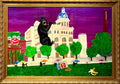 “Happy Hour With King Kong at the Pearl Brewery” 24”x36” Original Painting in Ornate Frame